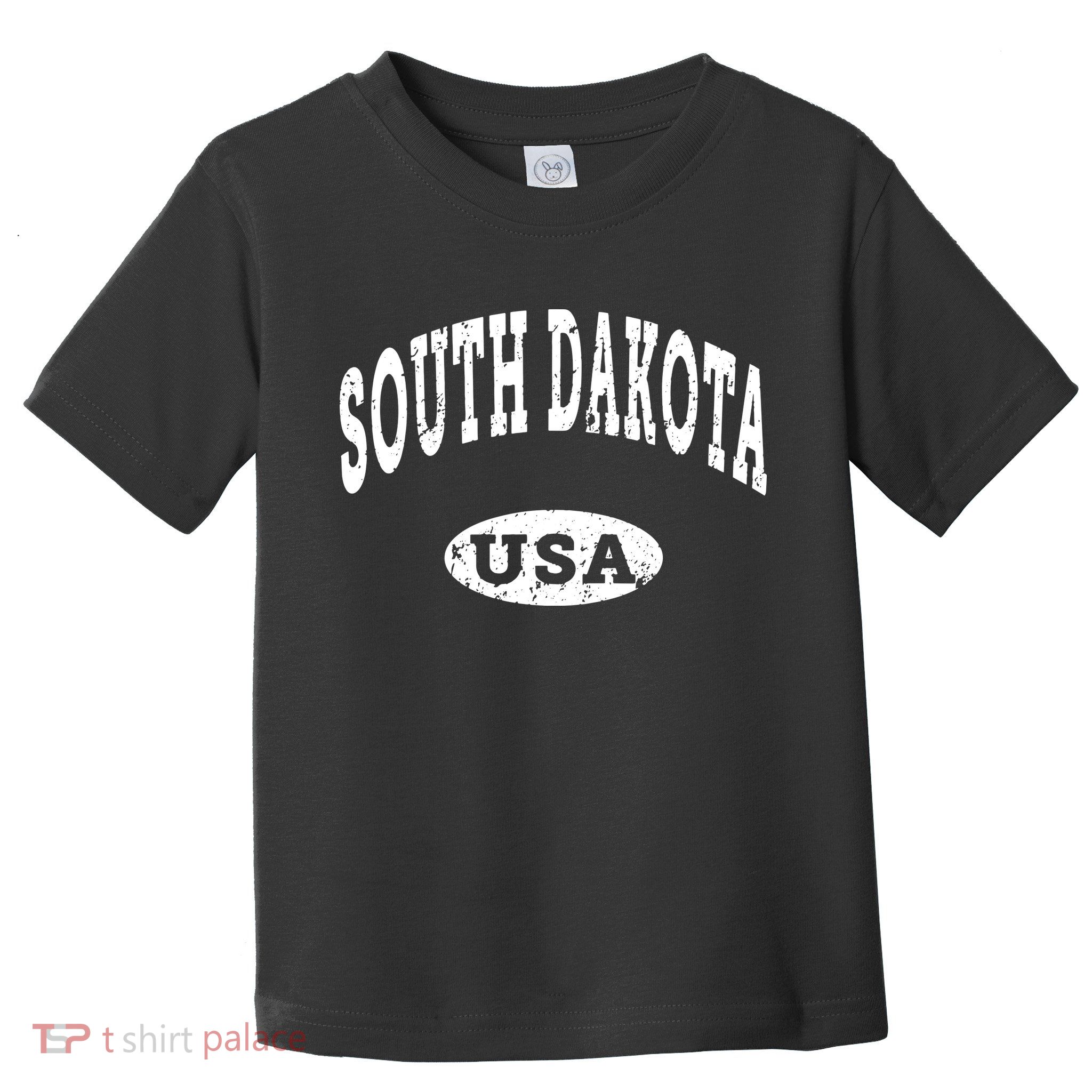 South Dakota Vintage Distressed Usa Toddler T-Shirt