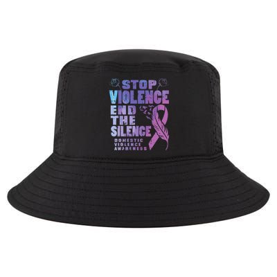 Stop Domestic Violence End Silence Awareness Cool Comfort Performance Bucket Hat