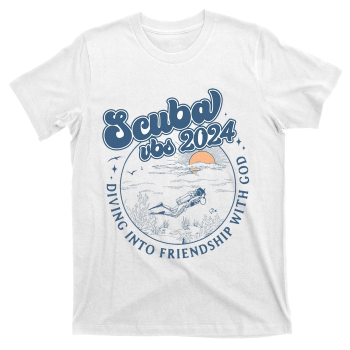 Scuba Diving Vbs 2024 Diving Into Friendship With God T-Shirt