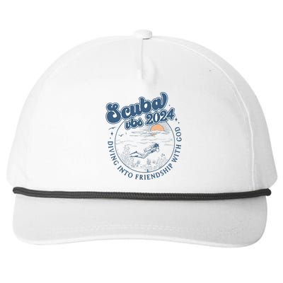 Scuba Diving Vbs 2024 Diving Into Friendship With God Snapback Five-Panel Rope Hat