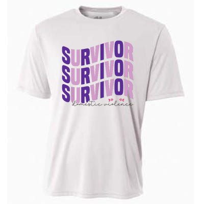 Survivor Domestic Violence Awareness Month 2024 Cooling Performance Crew T-Shirt