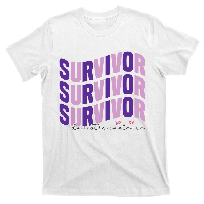 Survivor Domestic Violence Awareness Month 2024 T-Shirt