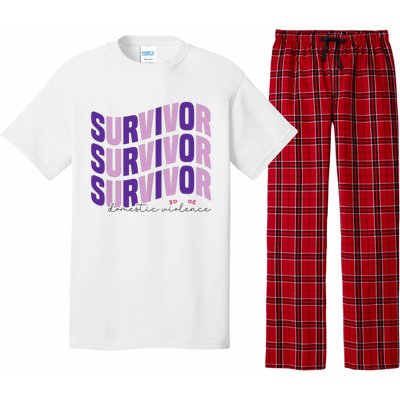 Survivor Domestic Violence Awareness Month 2024 Pajama Set