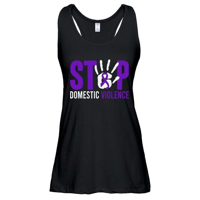 Stop Domestic Violence Awareness Domestic Violence Survivor Ladies Essential Flowy Tank