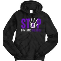 Stop Domestic Violence Awareness Domestic Violence Survivor Tie Dye Hoodie