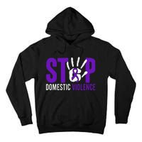 Stop Domestic Violence Awareness Domestic Violence Survivor Tall Hoodie