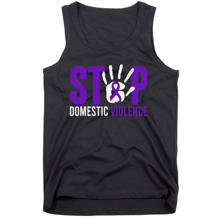 Stop Domestic Violence Awareness Domestic Violence Survivor Tank Top