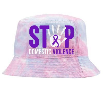 Stop Domestic Violence Awareness Domestic Violence Survivor Tie-Dyed Bucket Hat