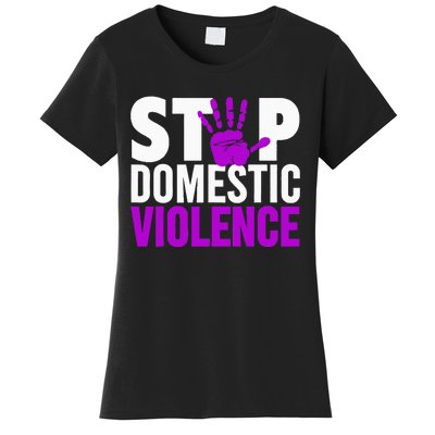 Stop Domestic Violence Domestic Violence Awareness Women's T-Shirt