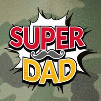 Super Dad With Moustache Fathers Day Legacy Tie Dye Trucker Hat