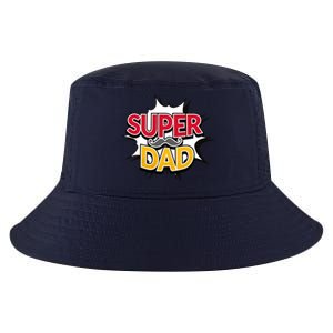 Super Dad With Moustache Fathers Day Cool Comfort Performance Bucket Hat