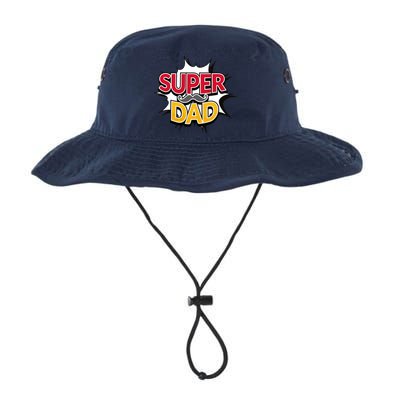 Super Dad With Moustache Fathers Day Bucket Hat