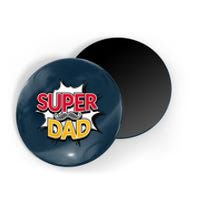 Super Dad With Moustache Fathers Day Magnet