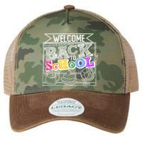 Sketchy Doodle Welcome Back To School Legacy Tie Dye Trucker Hat