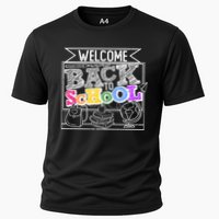 Sketchy Doodle Welcome Back To School Cooling Performance Crew T-Shirt