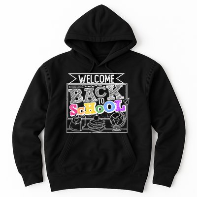 Sketchy Doodle Welcome Back To School Hoodie