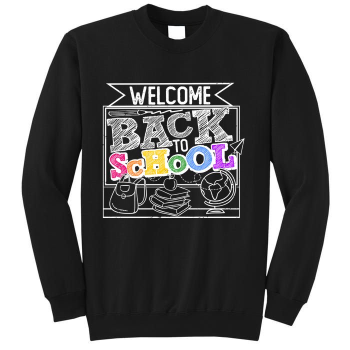 Sketchy Doodle Welcome Back To School Sweatshirt