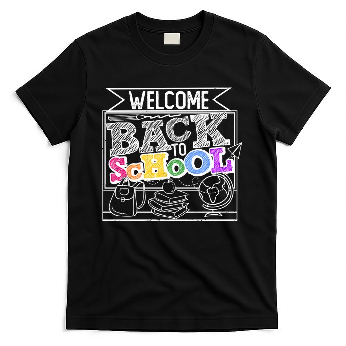 Sketchy Doodle Welcome Back To School T-Shirt