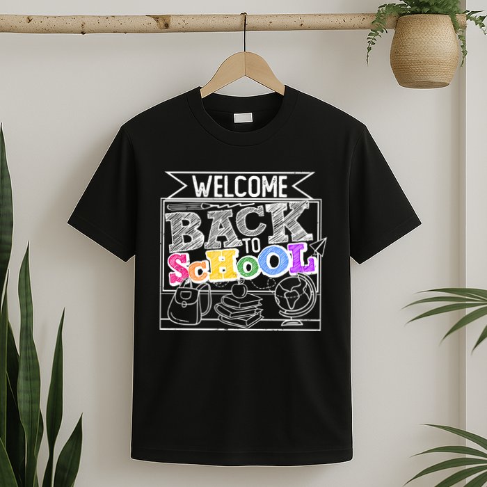 Sketchy Doodle Welcome Back To School T-Shirt
