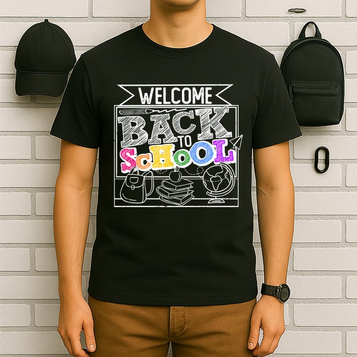 Sketchy Doodle Welcome Back To School T-Shirt