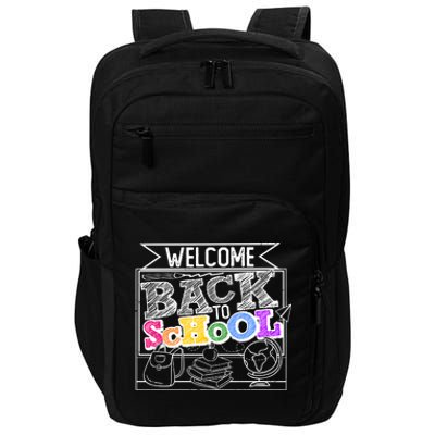 Sketchy Doodle Welcome Back To School Impact Tech Backpack