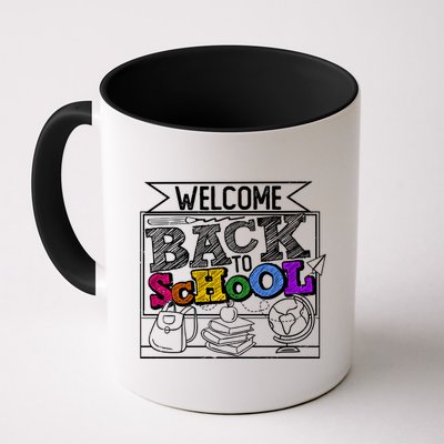 Sketchy Doodle Welcome Back To School Mug