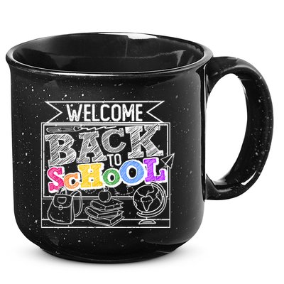 Sketchy Doodle Welcome Back To School 15oz Campfire Ceramic Mug