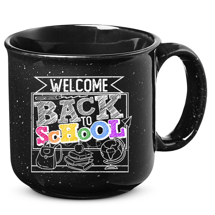 Sketchy Doodle Welcome Back To School 15oz Campfire Ceramic Mug