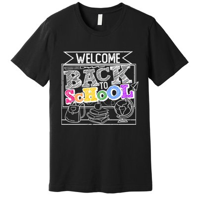 Sketchy Doodle Welcome Back To School Premium T-Shirt