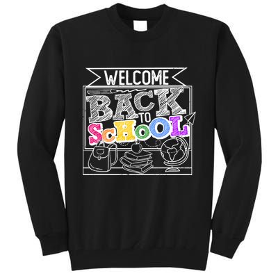 Sketchy Doodle Welcome Back To School Tall Sweatshirt