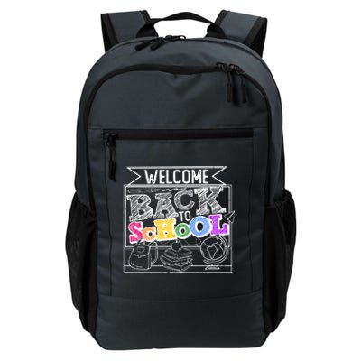 Sketchy Doodle Welcome Back To School Daily Commute Backpack