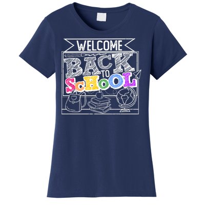 Sketchy Doodle Welcome Back To School Women's T-Shirt