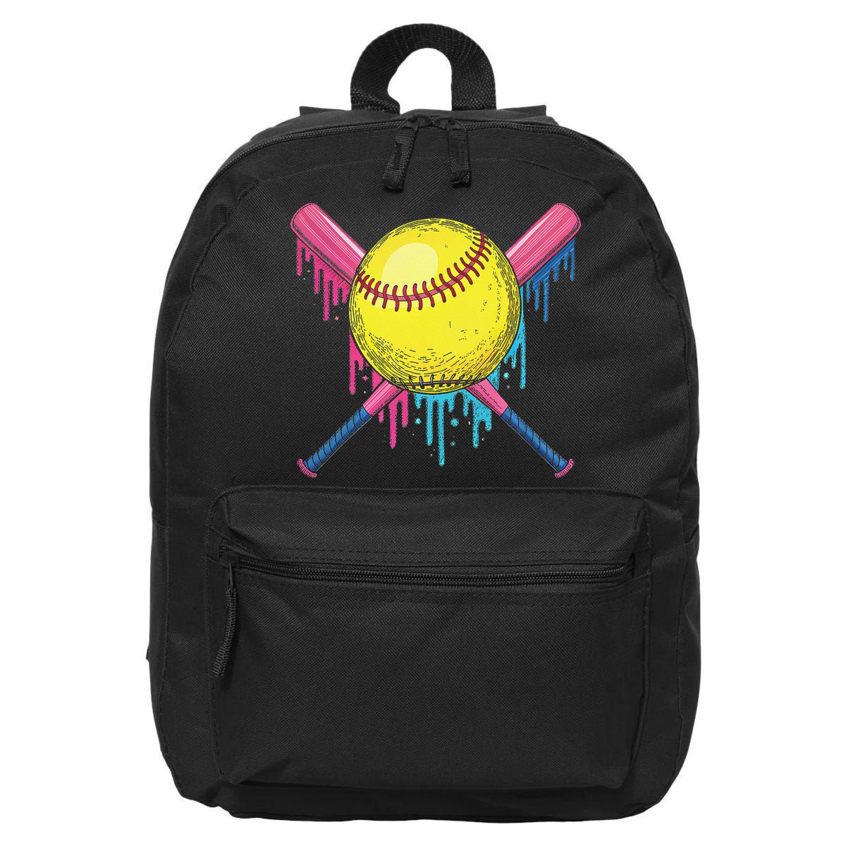 Softball Drip Women Ice Cream Drip Respect The Drip 16 in Basic Backpack