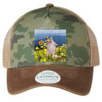 Silly Dog With Lollipop Meme Gen Z Brainrot Slang Meme Legacy Tie Dye Trucker Hat