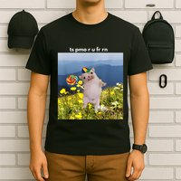 Silly Dog With Lollipop Meme Gen Z Brainrot Slang Meme T-Shirt