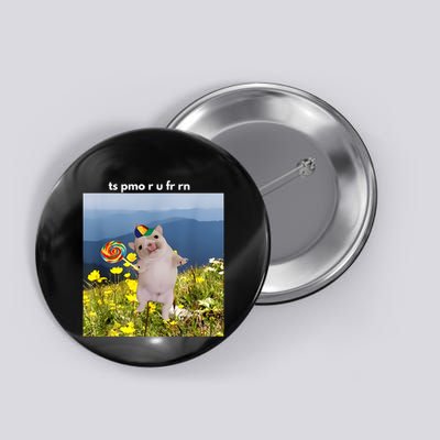 Silly Dog With Lollipop Meme Gen Z Brainrot Slang Meme Button