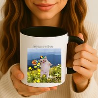 Silly Dog With Lollipop Meme Gen Z Brainrot Slang Meme Mug