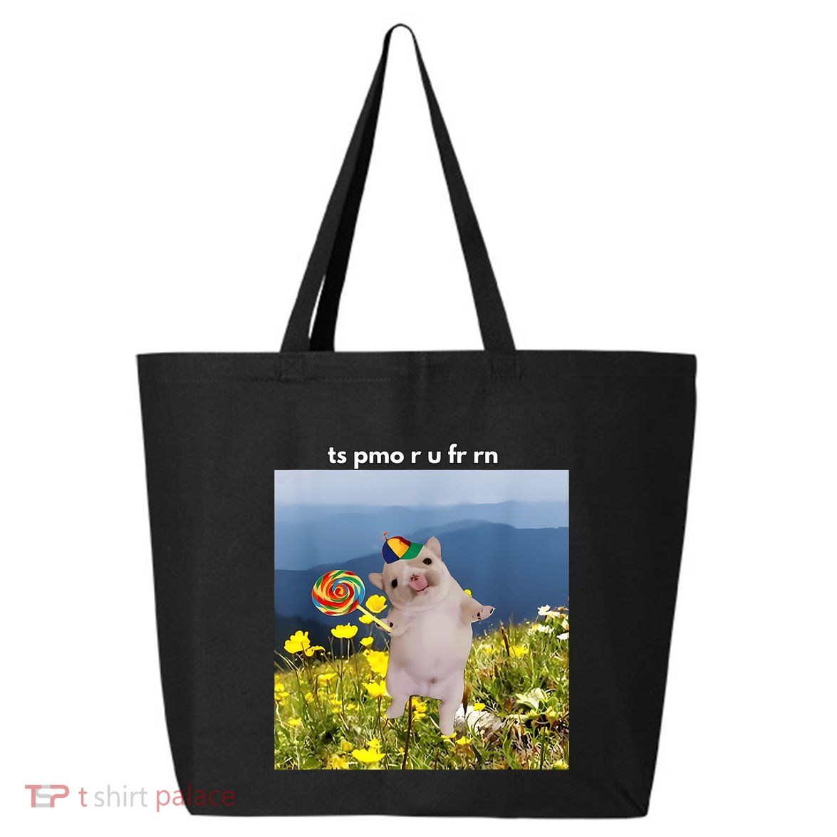 Silly Dog With Lollipop Meme Gen Z Brainrot Slang Meme 25L Jumbo Tote