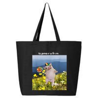 Silly Dog With Lollipop Meme Gen Z Brainrot Slang Meme 25L Jumbo Tote