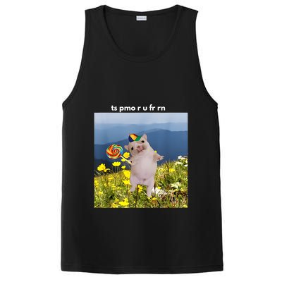 Silly Dog With Lollipop Meme Gen Z Brainrot Slang Meme PosiCharge Competitor Tank