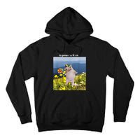 Silly Dog With Lollipop Meme Gen Z Brainrot Slang Meme Tall Hoodie