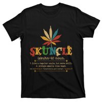 Skuncle Definition Weed Gifts For Uncle,Marijuana Leaf Stoner Uncle T-Shirt