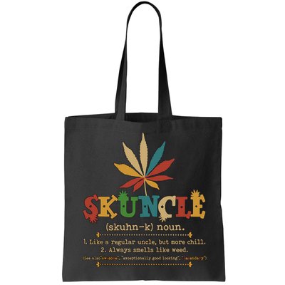 Skuncle Definition Weed Gifts For Uncle,Marijuana Leaf Stoner Uncle Bag