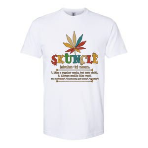 Skuncle Definition Weed Gifts For Uncle,Marijuana Leaf Stoner Uncle Softstyle CVC T-Shirt