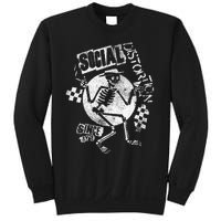 Social Distortion White Spray Skelly Sweatshirt