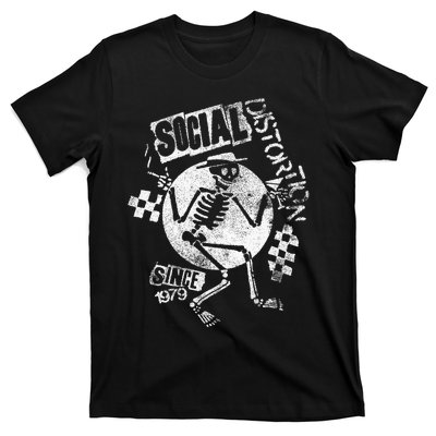 Social Distortion White Spray Skelly T-Shirt