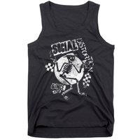 Social Distortion White Spray Skelly Tank Top