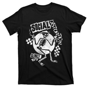 Social Distortion White Spray Skelly T-Shirt