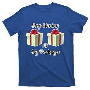 Staring Dirty Xmas Funny Adult Humor Ugly Sweater Funny Gift T-Shirt