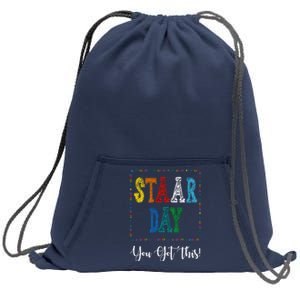 Staar Day You Got This Testing Teacher Motivational Sweatshirt Cinch Pack Bag